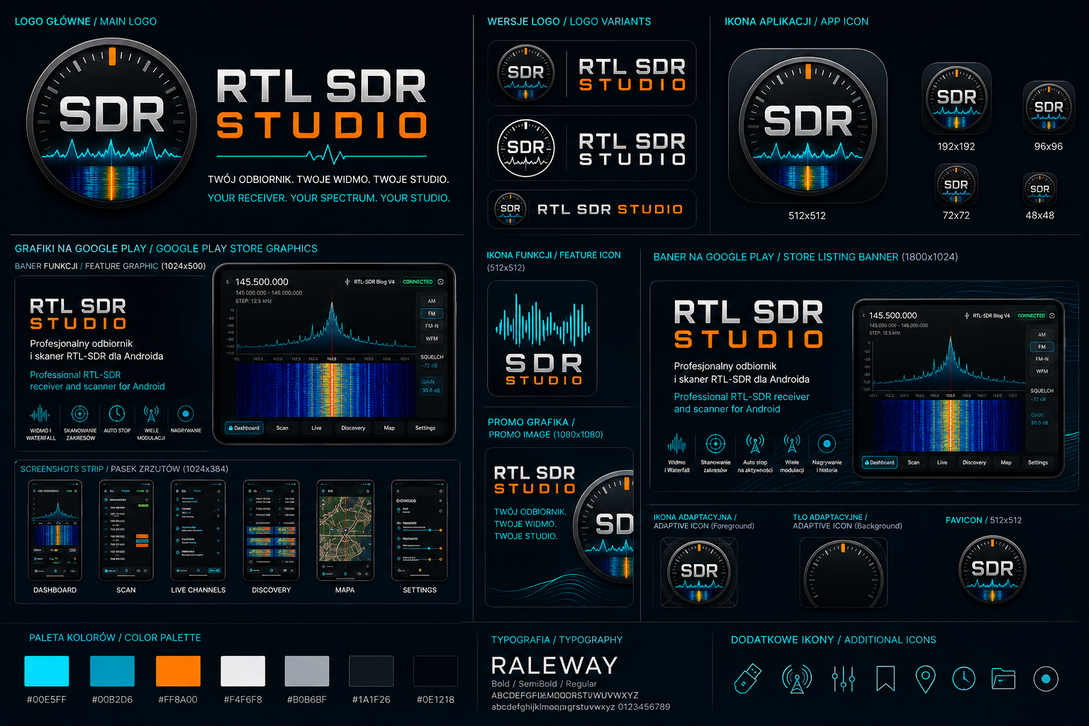 RTL SDR Studio branding